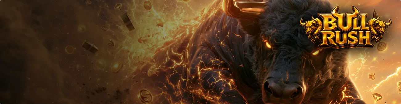 Bull rush slot Banner 2